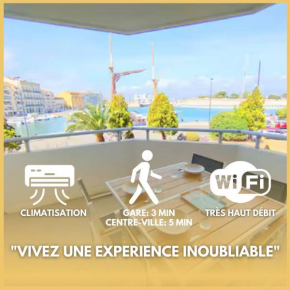 Charmant T2 neuf climatisé, vue sur les quais